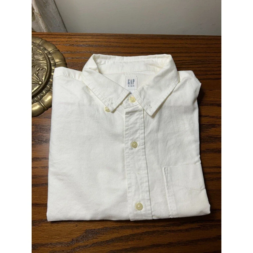 Gap boy’s school uniform, oxford white shirt, size 12(XL), cotton
